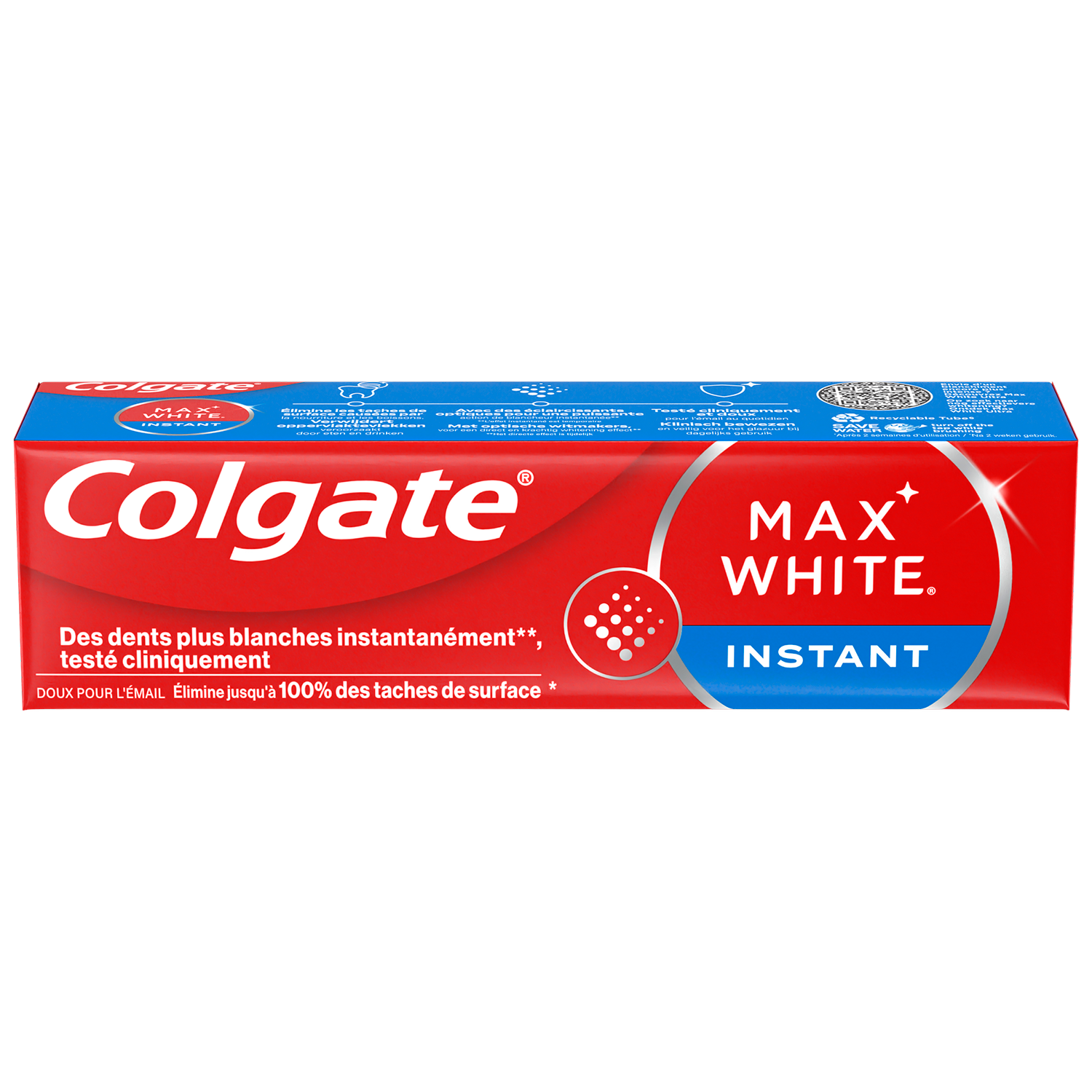 Colgate Max White Instant Whitening Tandpasta